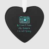 Fun Photographer Gift Cinematorgrafie Ornament (voorkant)