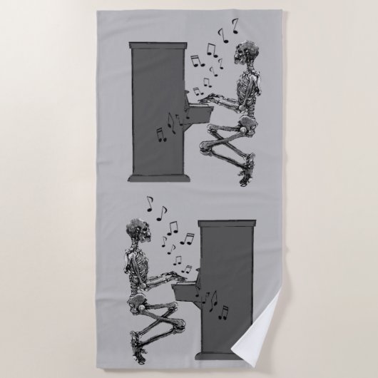 Fun  Piano-speelskeletmuziek Strandlaken (Voorkant)