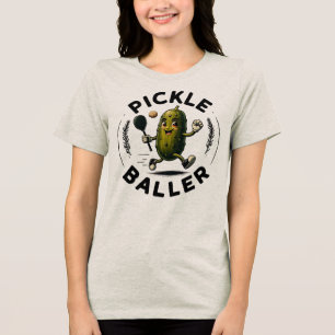 Fun Pickle Baller Tri-Blend Shirt