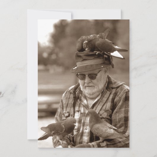 Fun Pigeons Roost Man Retirement Party Uitnodiging (Voorkant)