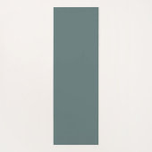 Fun Pilates First Champagne Later Green Workout Yogamat (Achterkant)