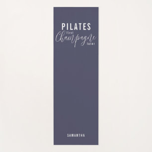 Fun Pilates First Champagne Later Paarse Workout Yogamat