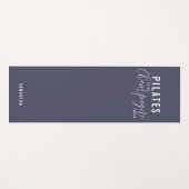 Fun Pilates First Champagne Later Paarse Workout Yogamat (Voorkant (horizontaal))