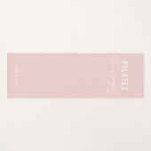 Fun Pilates First Champagne Later Pink Workout Yogamat (Voorkant (horizontaal))