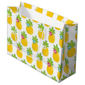 Fun Pineappel party's grote cadeautas (Voorkant Gekanteld)