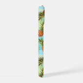 Fun PineappelfruitpatroonWaterverf Art Stripes iPhone 15 Case (Rechterkant)