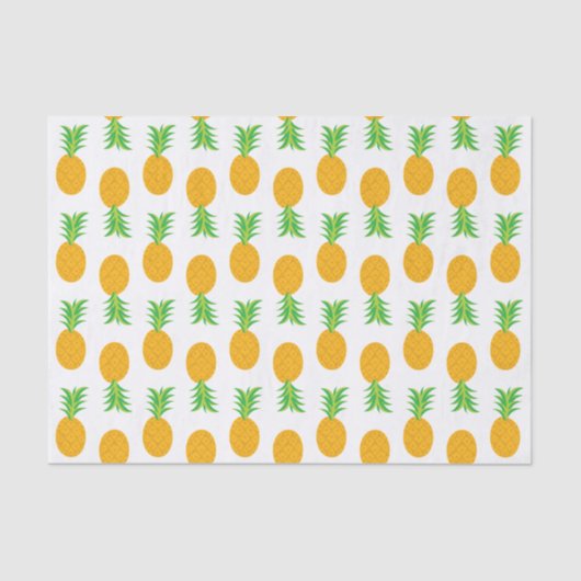 Fun Pineapple Patroon wikkelweefsel Tissuepapier (Voorkant)