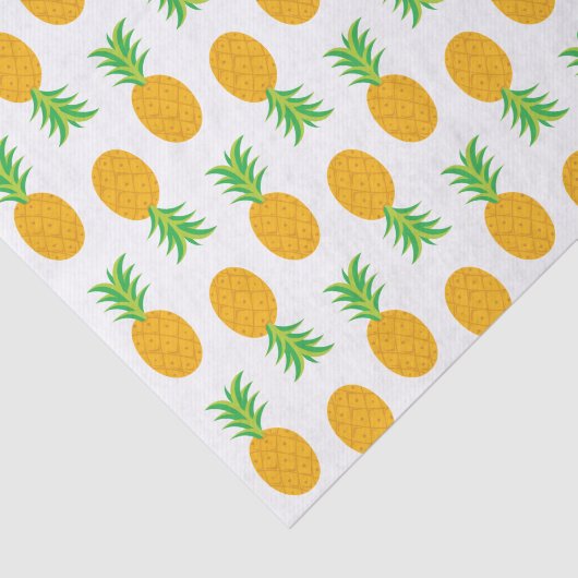 Fun Pineapple Patroon wikkelweefsel Tissuepapier (Detail)