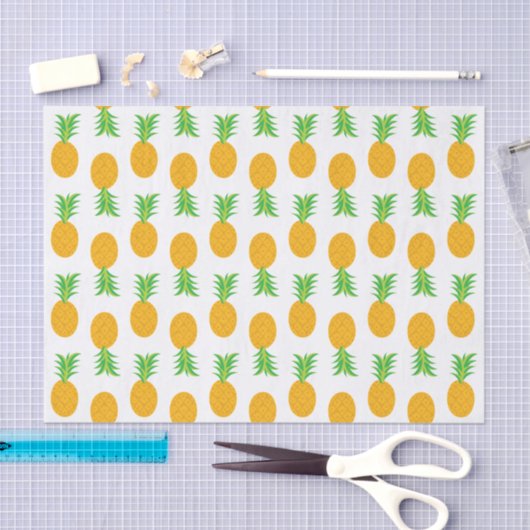 Fun Pineapple Patroon wikkelweefsel Tissuepapier (Craft)