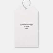 Fun Pineapple Pattern Gift Labels Cadeaulabel (Achterkant)