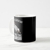 Fun Ping Pong Player Table Tennis Gift Koffiemok (Voorkant links)