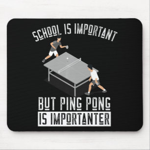 Fun Ping Pong Player Table Tennis Gift Muismat