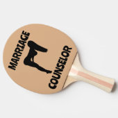 FUN PINGPONGBATJE VOOR VROUW MET KERST  (Zijkant)