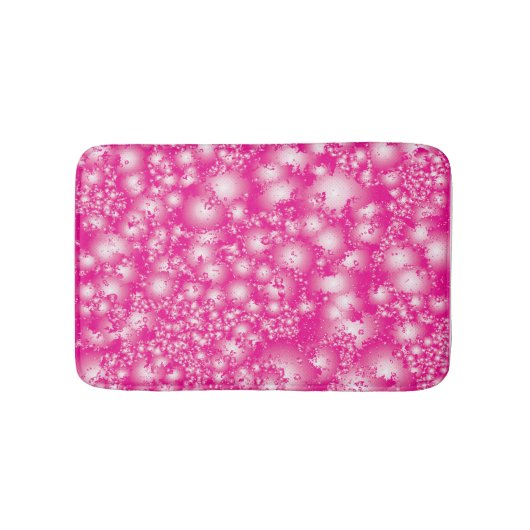 Fun PINK Abstract inktpatroon Super Splash Badmat (Voorkant)
