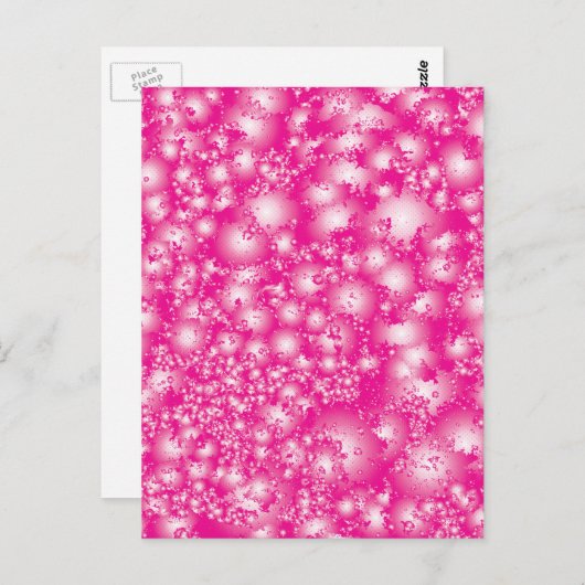 Fun PINK Abstract inktpatroon Super Splash Briefkaart (Voorkant / Achterkant)