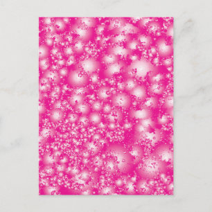 Fun PINK Abstract inktpatroon Super Splash Briefkaart