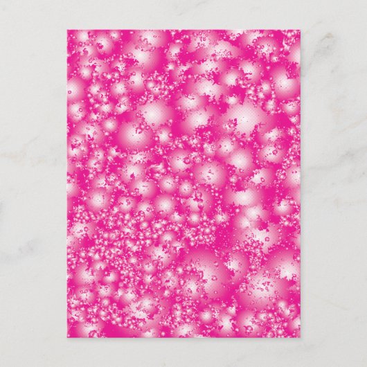 Fun PINK Abstract inktpatroon Super Splash Briefkaart (Voorkant)