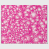 Fun PINK Abstract inktpatroon Super Splash Cadeaupapier (Vlak)