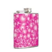 Fun PINK Abstract inktpatroon Super Splash Heupfles (Rechts)