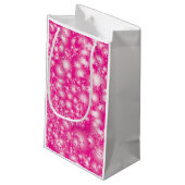 Fun PINK Abstract inktpatroon Super Splash Klein Cadeauzakje (Achterkant Gekanteld)