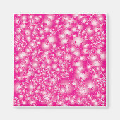 Fun PINK Abstract inktpatroon Super Splash Magneet (Voorkant)