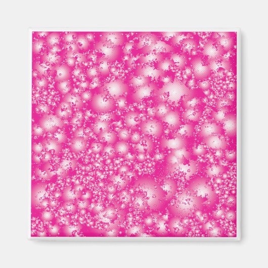 Fun PINK Abstract inktpatroon Super Splash Magneet (Voorkant)