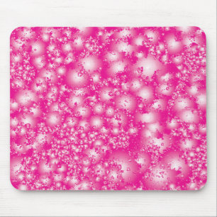 Fun PINK Abstract inktpatroon Super Splash Muismat