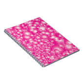 Fun PINK Abstract inktpatroon Super Splash Notitieboek (Rechterzijde)