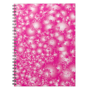 Fun PINK Abstract inktpatroon Super Splash Notitieboek