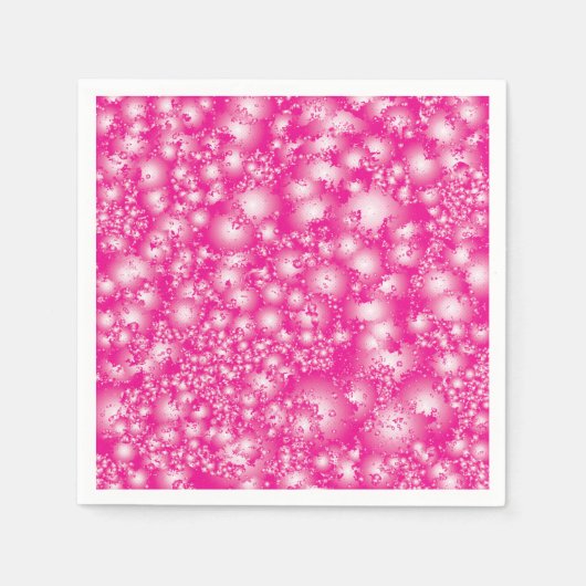 Fun PINK Abstract inktpatroon Super Splash Servet (Voorkant)