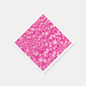 Fun PINK Abstract inktpatroon Super Splash Servet (Hoek)