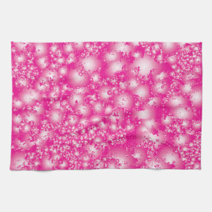 Fun PINK Abstract inktpatroon Super Splash Theedoek