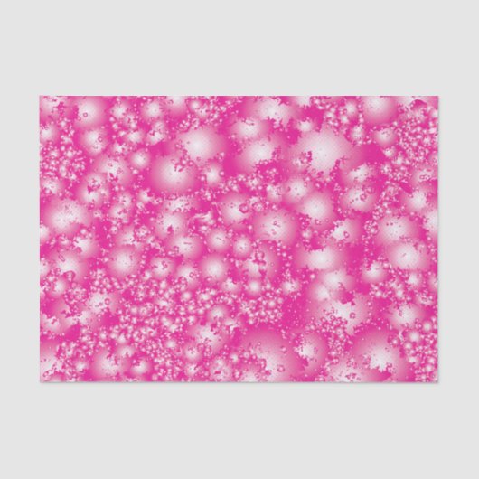 Fun PINK Abstract inktpatroon Super Splash Tissuepapier (Voorkant)