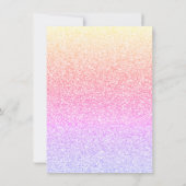 FUN PINK BLACK BALLOON GLITTER VERANDERT DE DATUM (Achterkant)