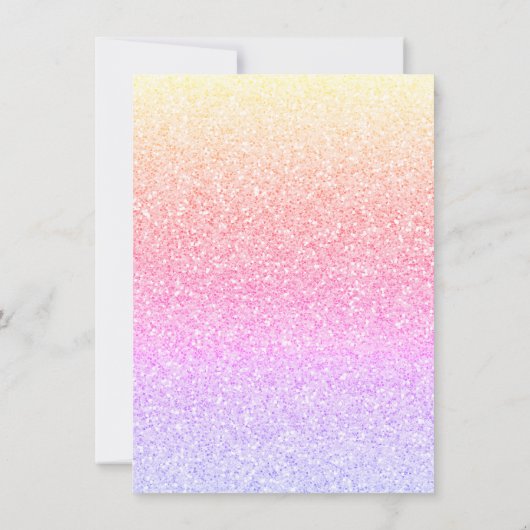 FUN PINK BLACK BALLOON GLITTER VERANDERT DE DATUM (Achterkant)