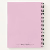 Fun Pink Black Jouw naam van speciaal gepersonalis Notitieboek (Achterkant)