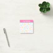 Fun Pink & Blauwgroen Dinosaur Patroon Post-it® Notes (Kantoor)