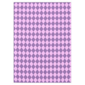 Fun Pink en Orchid Paars Harlequin Design Tafelkleed (Voorkant)