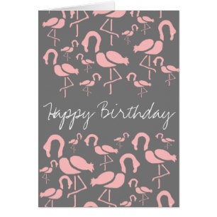 Fun Pink Flamingo bird art