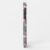 Fun Pink Flamingo bird art Case-Mate iPhone Case (Achterkant/links)