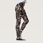 Fun Pink Gold en Black Modern Leggings (Rechts)