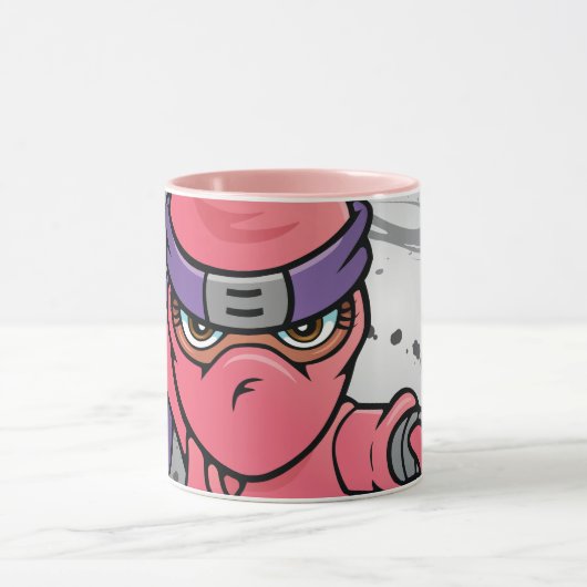 Fun Pink Ninja Mok (Midden)