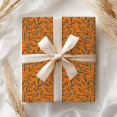 Fun Pink Oranje Blue Floral Geometric Inpakpapier Vel