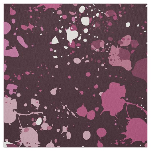 Fun Pink & Paarse schilderplaat Stof (Swatch)