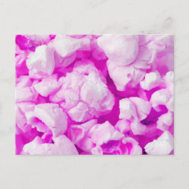 Fun Pink Popcorn Briefkaart voor elke willekeurige