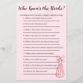 Fun Pink & Red Wie kent het bruidsspel (Voorkant)