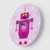 FUN PINK ROBOT SPEELGOED VOOR KINDEREN GROTE KLOK (Hoek)
