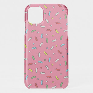 Fun Pink Snoep Sprinkles Patroon iPhone 11 Hoesje