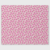 Fun Pink Tropical Summer Watermelon patroon Cadeaupapier (Vlak)