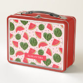 Fun Pink Watermelon Summer Fruit Pattern (Voorkant)
